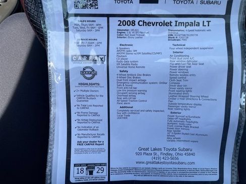 Used 2008 Chevrolet Impala LT w/ Luxury Edition Package FWD image 27
