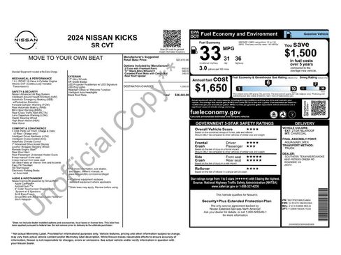 Used 2024 Nissan Kicks SR FWD image 6