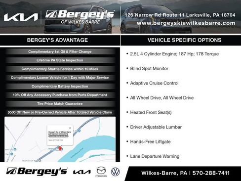 Certified 2026 Kia Sportage EX w/ EX Panorama Roof Package AWD/4WD image 3