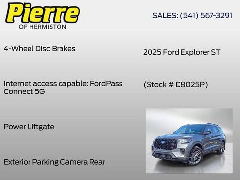 Certified 2025 Ford Explorer ST AWD/4WD image 12