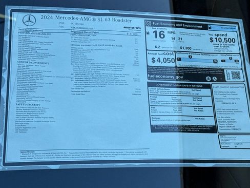 Certified 2024 Mercedes-Benz SL 63 AMG 4MATIC image 24