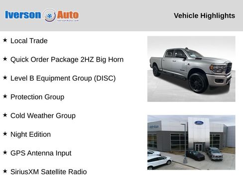 Used 2022 RAM 2500 Big Horn w/ Level B Equipment Group image 2