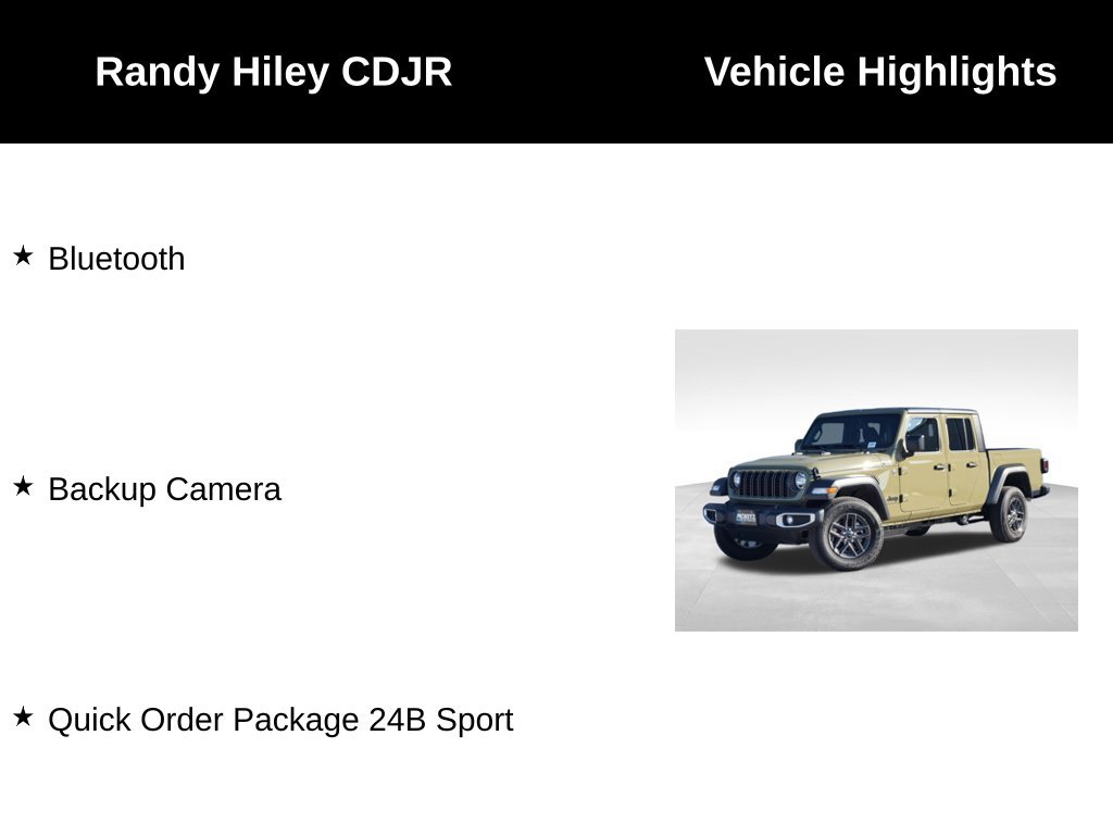 New 2026 Jeep Gladiator Sport AWD/4WD image 5