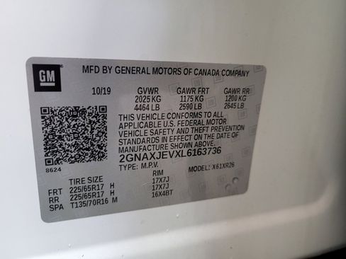 Used 2020 Chevrolet Equinox LT FWD image 33