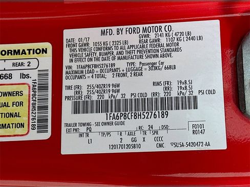 Used 2017 Ford Mustang GT Premium image 38