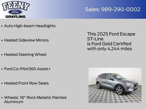 Certified 2025 Ford Escape ST-Line w/ Tech Pack #1 AWD/4WD image 16