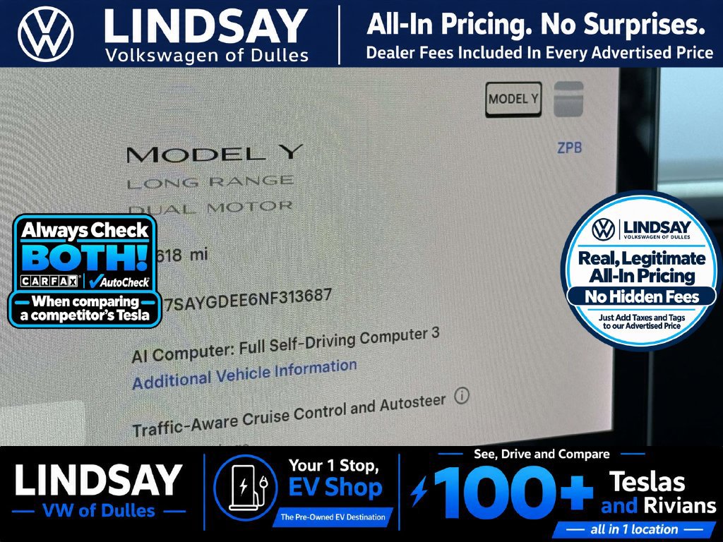 Used 2022 Tesla Model Y Long Range AWD/4WD image 27