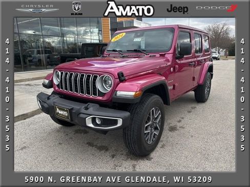 Used 2024 Jeep Wrangler Sahara w/ Technology Group image 1
