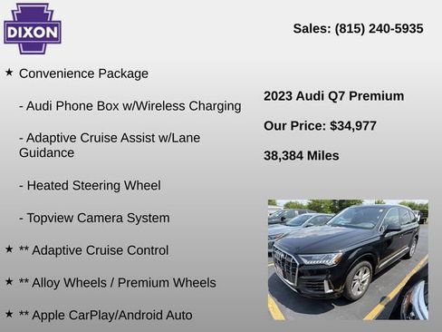 Used 2023 Audi Q7 3.0T Premium w/ Convenience Package AWD/4WD image 4