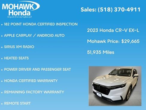 Certified 2023 Honda CR-V EX-L image 16