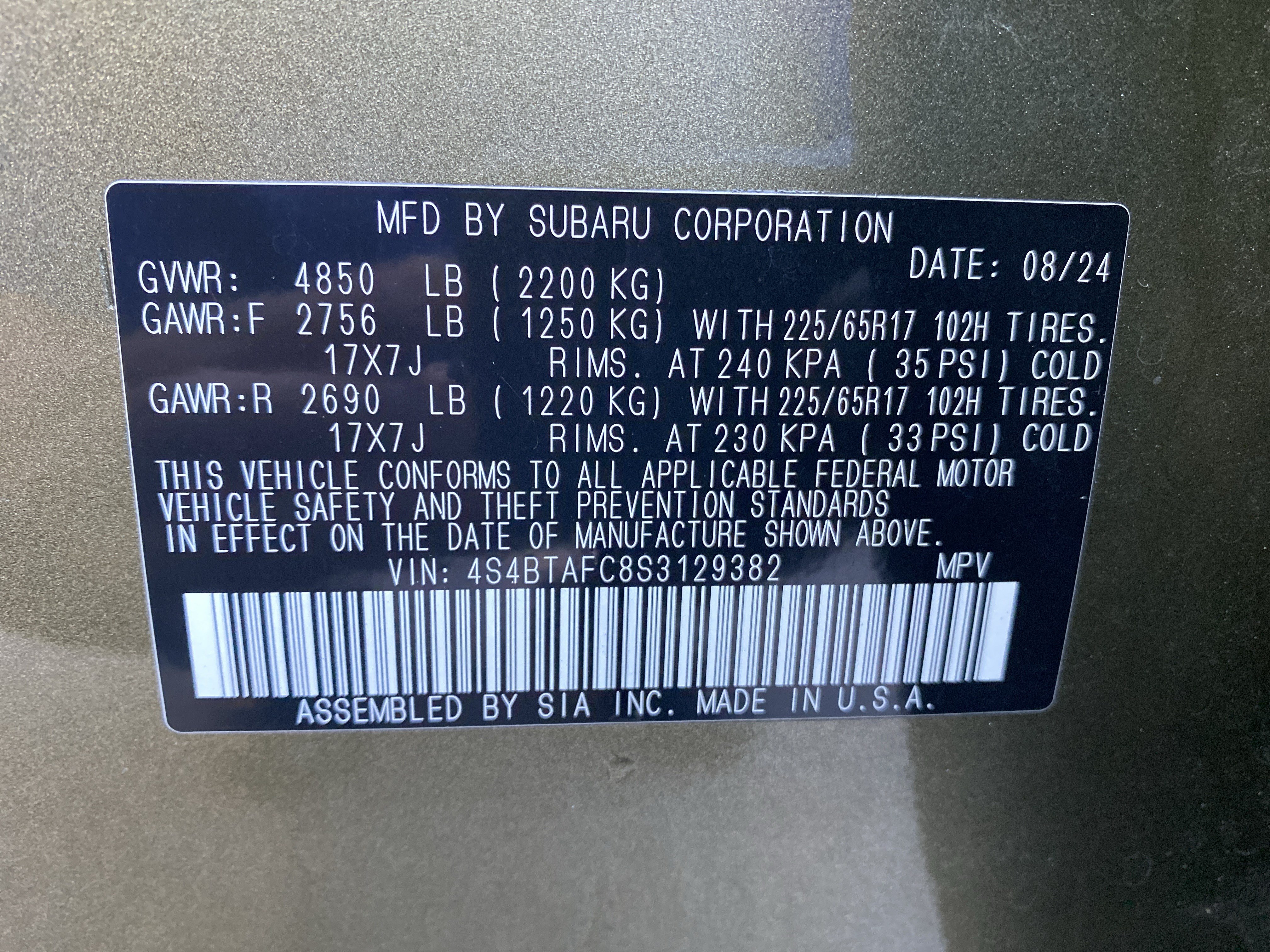 Used 2025 Subaru Outback Premium w/ Popular Package #1 AWD/4WD image 38