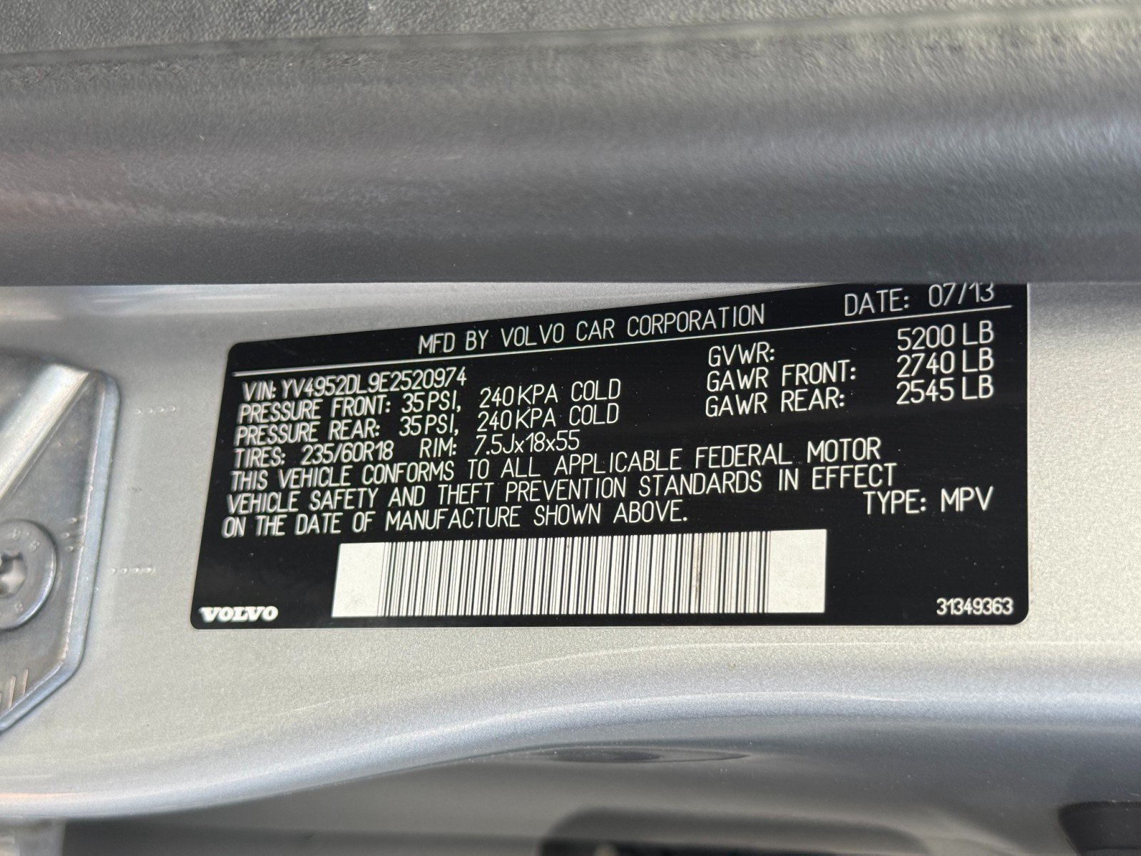 Used 2014 Volvo XC60 3.2 FWD image 43