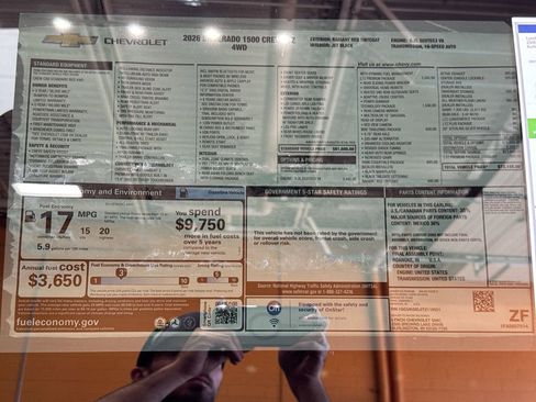 New 2026 Chevrolet Silverado 1500 LTZ w/ LTZ Premium Package image 44