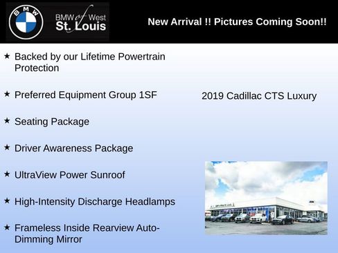 Used 2019 Cadillac CTS Luxury AWD/4WD image 3