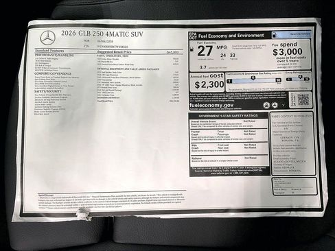 New 2026 Mercedes-Benz GLB 250 4MATIC image 19