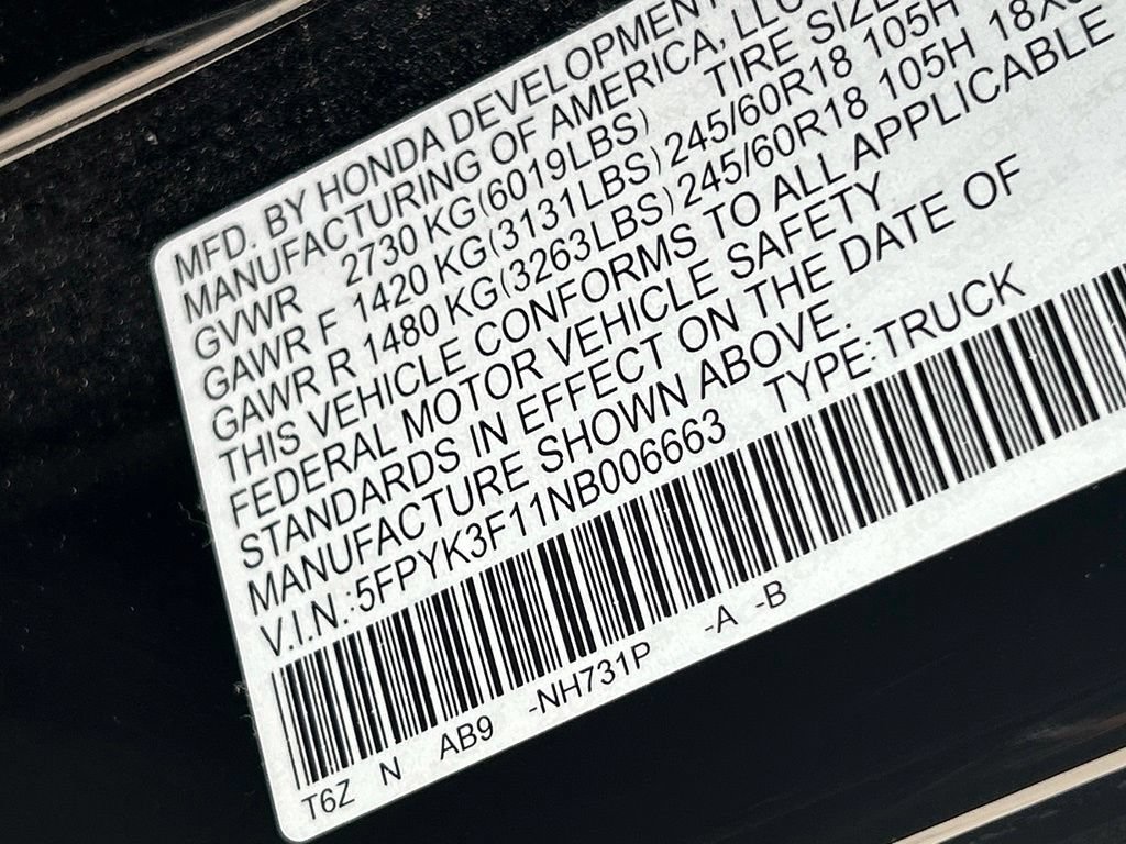Used 2022 Honda Ridgeline Sport image 48