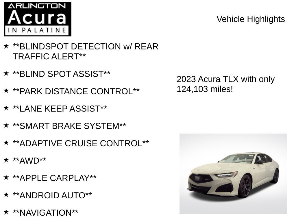 Used 2023 Acura TLX Type S AWD/4WD image 7