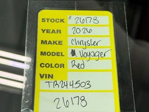 New 2026 Chrysler Voyager LX image 21