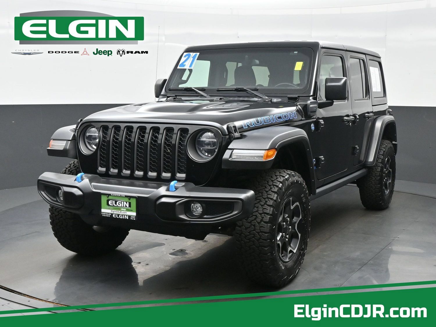 Used 2021 Jeep Wrangler Unlimited Rubicon 4xe w/ Cold Weather Group AWD/4WD image 1