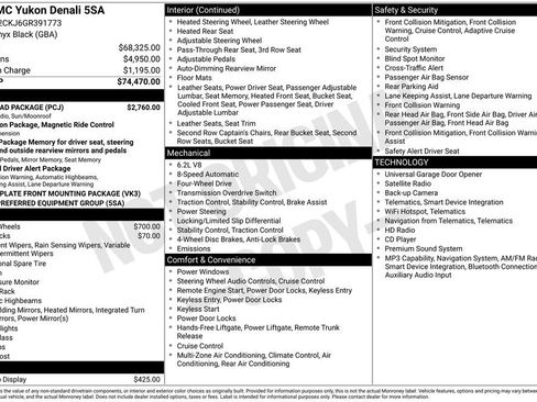 Used 2016 GMC Yukon Denali w/ Open Road Package image 3