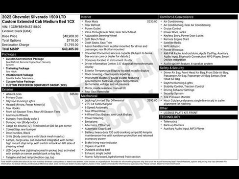 Certified 2022 Chevrolet Silverado 1500 Custom image 30