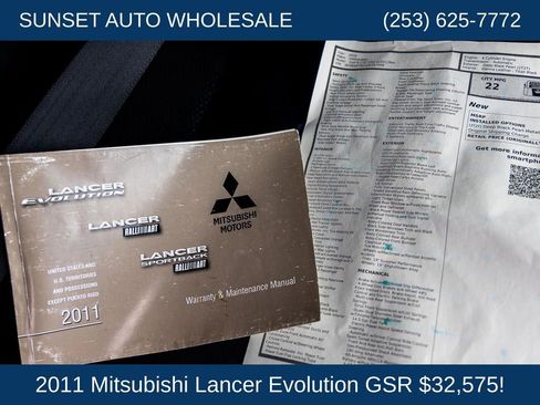 Used 2011 Mitsubishi Lancer Evolution GSR AWD/4WD image 77