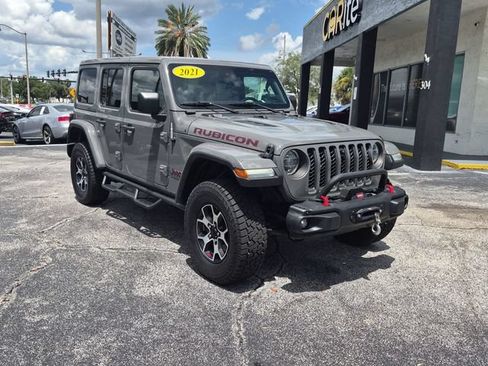 Used 2021 Jeep Wrangler Unlimited Rubicon AWD/4WD image 3
