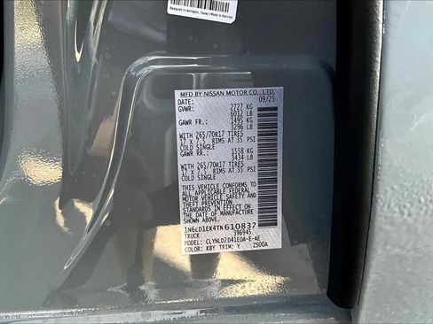 New 2026 Nissan Frontier PRO-4X w/ Pro Premium Package image 22