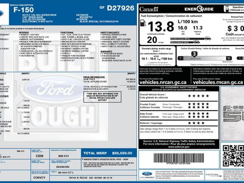 Used 2016 Ford F150 Lariat w/ Equipment Group 502A Luxury image 9