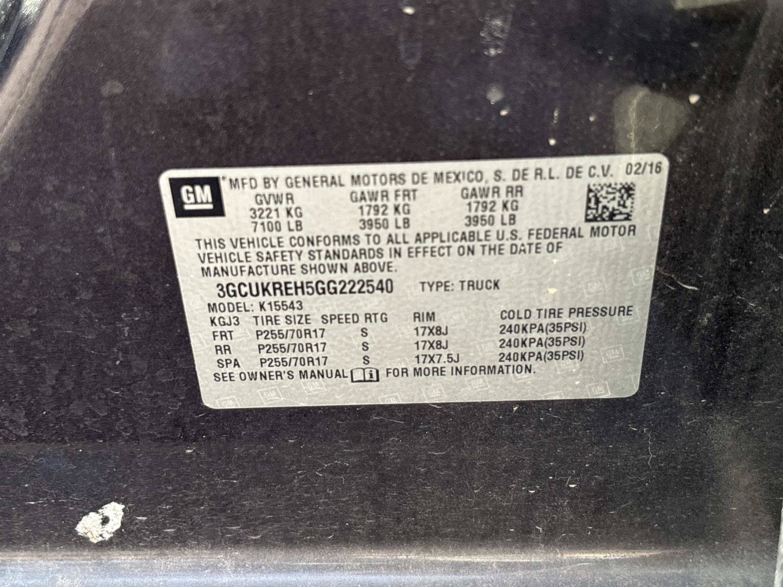 Used 2016 Chevrolet Silverado 1500 LT AWD/4WD image 12