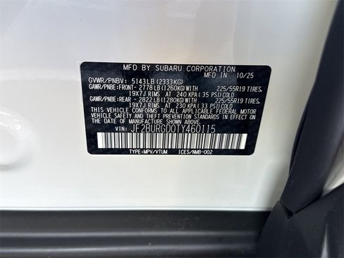 New 2026 Subaru Outback Limited XT image 40