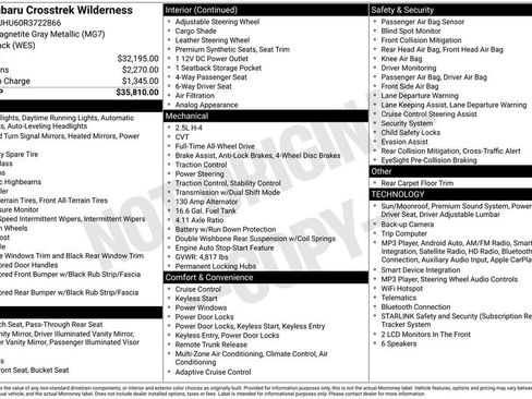 Used 2024 Subaru Crosstrek 2.5i Wilderness AWD/4WD image 19