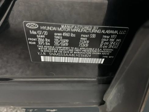 Used 2020 Hyundai Santa Fe Limited FWD image 24