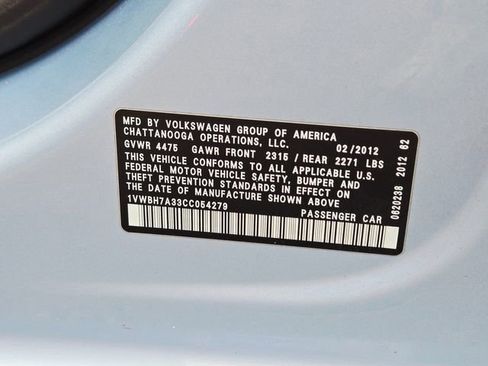 Used 2012 Volkswagen Passat 2.5 SE image 35