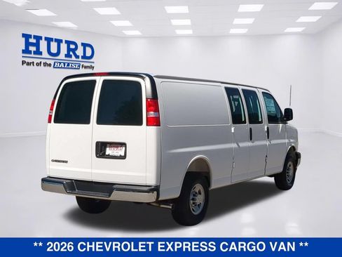 New 2026 Chevrolet Express 2500 Extended w/ Chrome Appearance Package RWD image 3