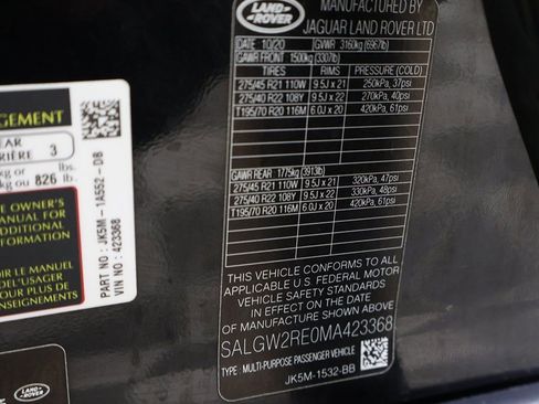 Used 2021 Land Rover Range Rover SV Autobiography Dynamic image 68