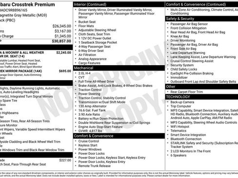 Certified 2024 Subaru Crosstrek 2.0i Premium AWD/4WD image 3