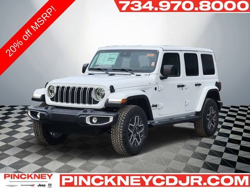 New 2025 Jeep Wrangler Unlimited Sahara w/ Safety Group AWD/4WD image 1
