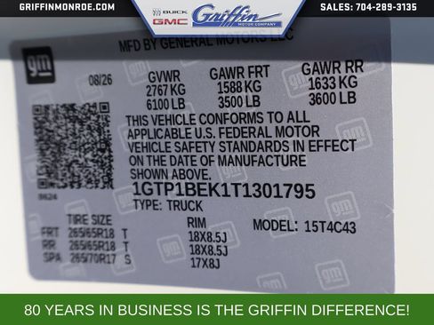 New 2026 GMC Canyon Elevation w/ Convenience Package RWD image 32