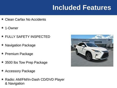 Used 2019 Lexus RX 350 FWD w/ Navigation Package image 5