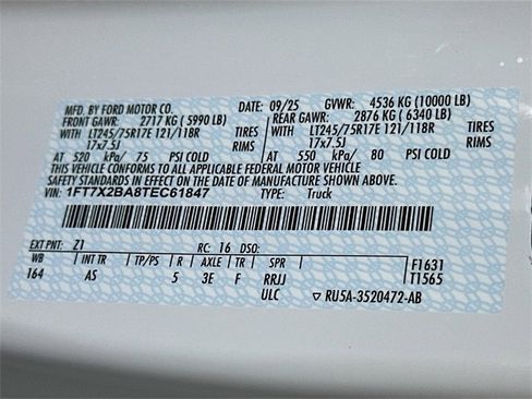 New 2026 Ford F250 XL w/ XL Chrome Package image 17