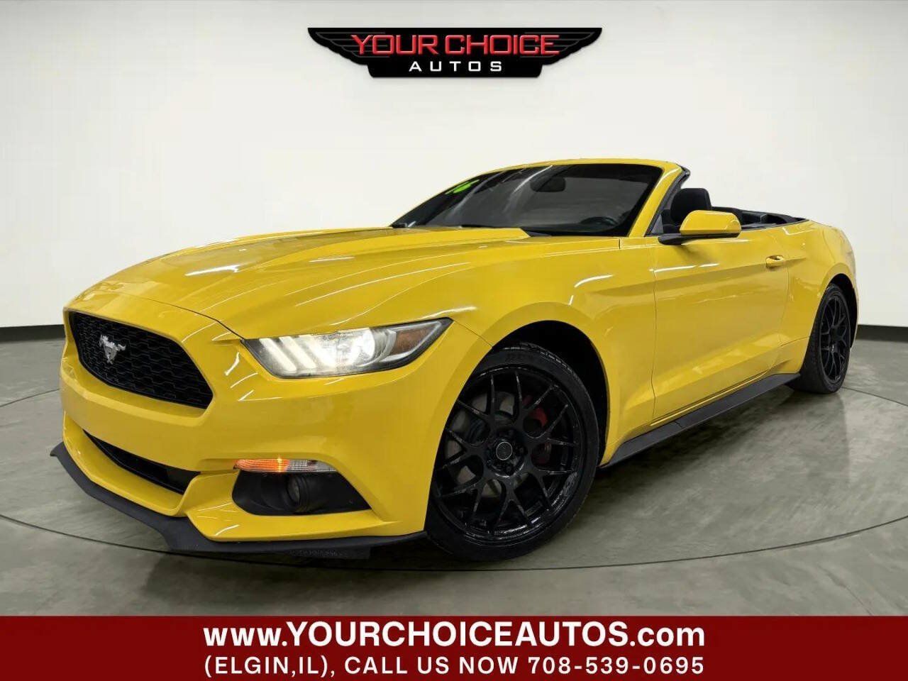 Used 2016 Ford Mustang Convertible w/ Equipment Group 051A RWD image 1