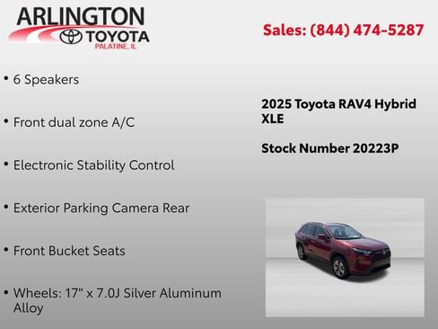 Used 2025 Toyota RAV4 XLE AWD/4WD image 4