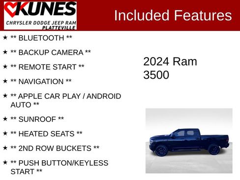 Used 2024 RAM 3500 Laramie w/ Night Edition image 2
