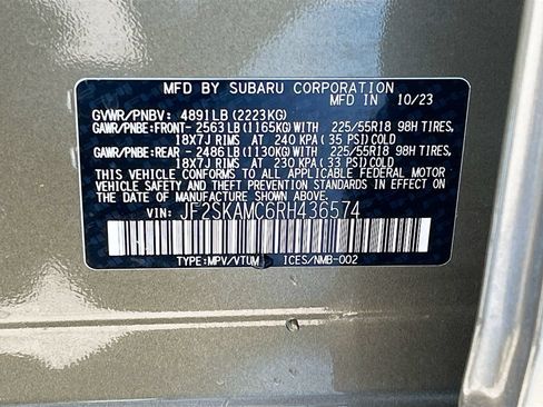 Used 2024 Subaru Forester Touring w/ Pop Package 2 AWD/4WD image 34