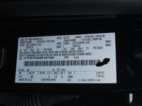 Certified 2021 Ford F150 Lariat w/ Trailer Tow Package AWD/4WD image 30