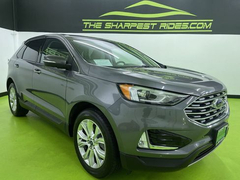 Used 2021 Ford Edge Titanium w/ Cargo Accessory Package image 2