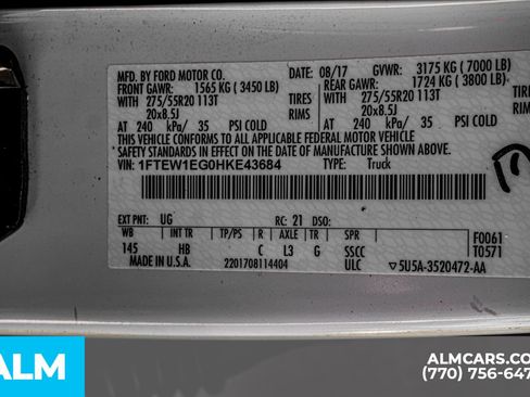 Used 2017 Ford F150 Lariat image 62