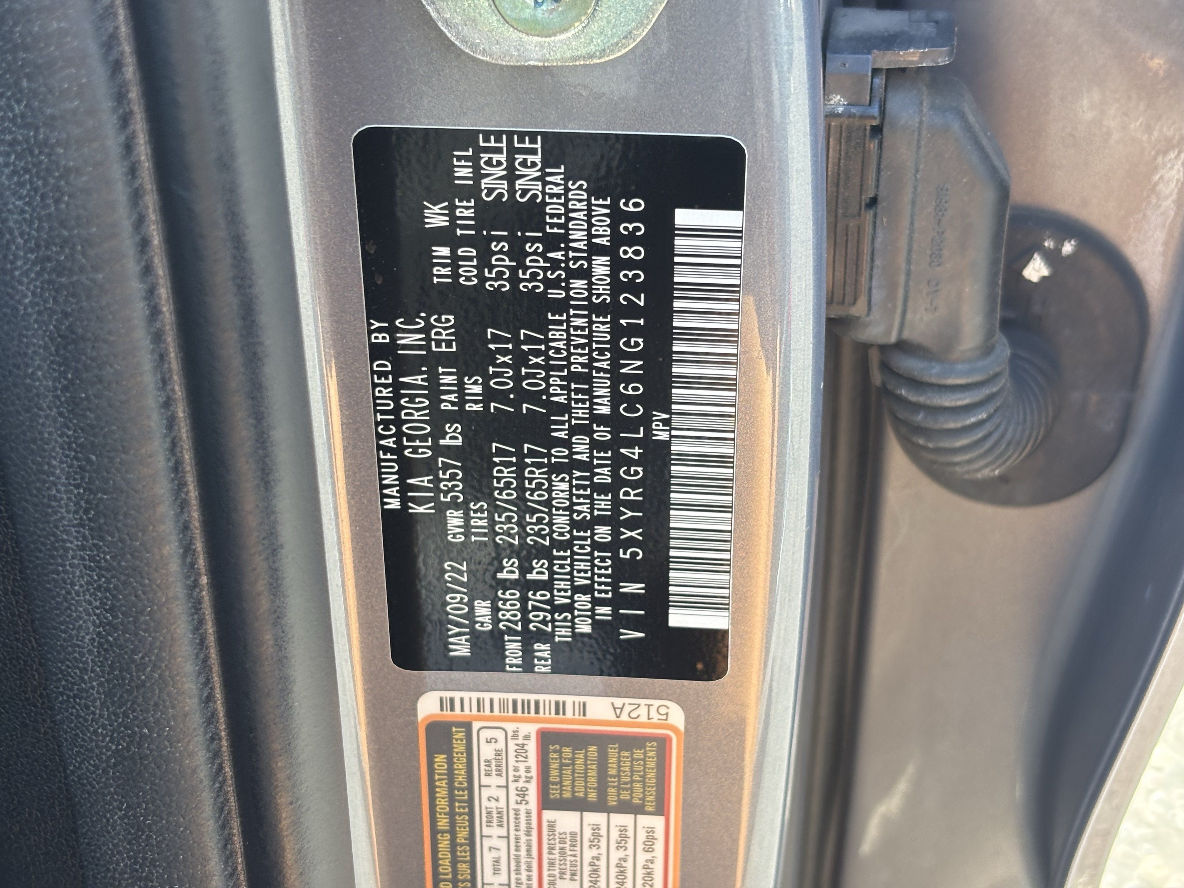 Certified 2022 Kia Sorento LX FWD image 30
