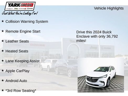 Used 2024 Buick Enclave Essence w/ LPO, Floor Liner Package image 7